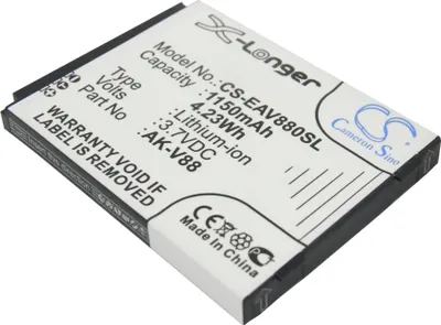 Produktbild von TECHTEK Akku Kompatibel mit [Emporia] CONNECT, V88, V88_001 Ersetzt AK-V88, für AK-V88(V1.0)