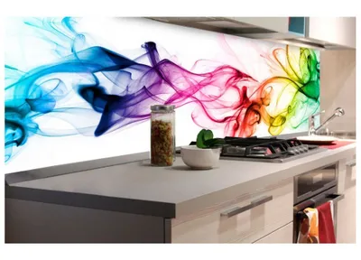 Produktbild von Küchenrückwand Folie selbstklebend RAUCH 180 x 60 cm - Klebefolie - Dekofolie - Spritzschutz für Küche -