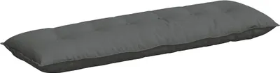 Immagine prodotto di vidaXL Cuscino per lo schienale grigio scuro 160 x 19 x 50 cm tessuto