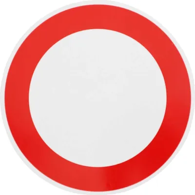 Produktbild von ORIGINAL Verkehrszeichen Nr. 250 VERBOT FÜR FAHRZEUGE ALLER ART 420 mm Verbotsschild Verkehrsschild RAL-Gütezeichen Schild Verkehrsschilder Schilder Warnschild Straßenschild Straßenzeichen nach StVO