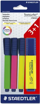Produktbild von Textmarker classic 364 3+1 Packung mit 10 Stück