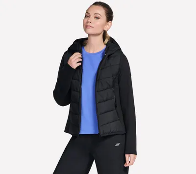 Produktbild von Skechers Damen Funktionsjacke PERFORMANCE ELITE HOODED JACKET 38827-L, 38827-M, 38827-S SKE-JA232 black S