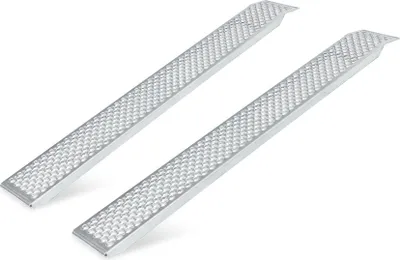 Produktbild von Alu-Auffahrrampe (Paar), gerade, LxB 1500 x 200 mm, Tragkraft 400 kg/Paar