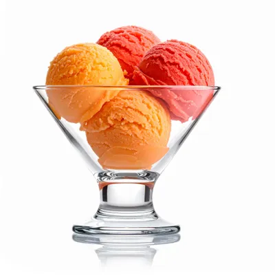 Produktbild von 6er Set Dessertgläser 150 ml mit Fuß, elegante Glasschalen für Eis, Pudding, Mousse, Tiramisu, Obst und kleine Desserts, transparente Dessertschalen für Zuhause, Gäste und Party