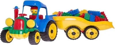 Produktbild von Traktor z przyczepą z klockami