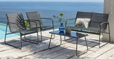 Obrázek produktu pro Zahradní sedací souprava RIVIERA, černá