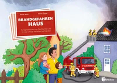 Produktbild von Kamishibai-Bildkartenset für Brandschutzerziehung Vorschulkinder A3-Format 30 Bildkarten