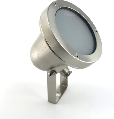 Obrázek produktu pro Venkovní lampa mosazné sklo GU10 IP64 10 cm vysoká nikl matný vintage design světlo na cestu