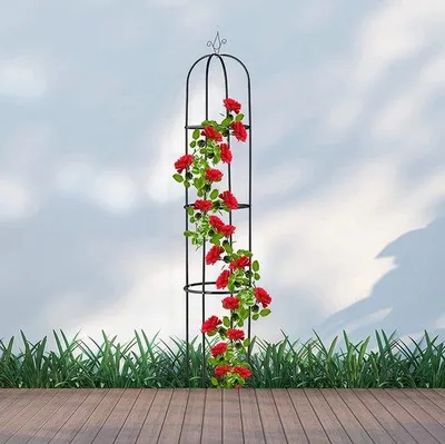 Productafbeelding van Famanu plantensteun voor klimplanten - metaal, rond, 190 cm