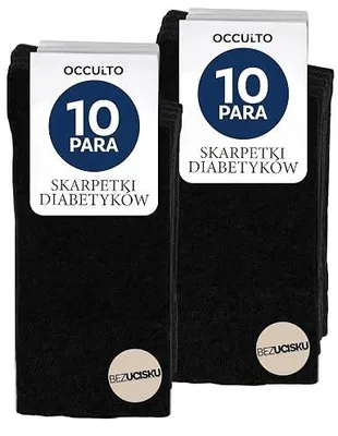 Zdjęcie produktu dla Skarpetki dla diabetyków męskie damskie bawełniane oddychające 10 par