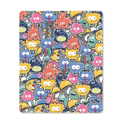 Produktbild von MuchoWow® Mauspad Mousepad Design - Lustig - Abstrakt - Rot - Blau - Kinder 19x23 cm - Mousepads - Maus Mat - Pad - Mausunterlage - Mauspads - Spielen
