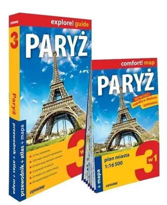Produktbild von Paryż przewodnik 3w1 2025