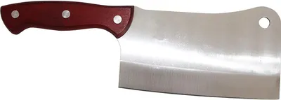 Image de Couteau à hacher / Hachoir de cuisine / Hachoir à viande / Hachoir d'environ 300 grammes avec manche en bois d'environ 31 cm de long