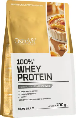 Produktbild von OstroVit 100% Whey Protein 700g Beutel Creme Brulee