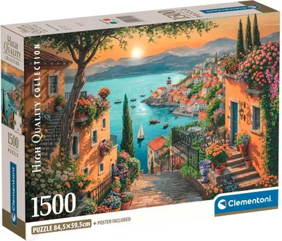 Produktbild von Clementoni Schritte Zum Hafen Hochwertiges Puzzle 1500 Stücke    One Size