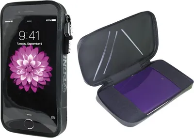 Produktbild von T-one Smartphonetasche Shell schwarz, 150x79x10mm, Nylon