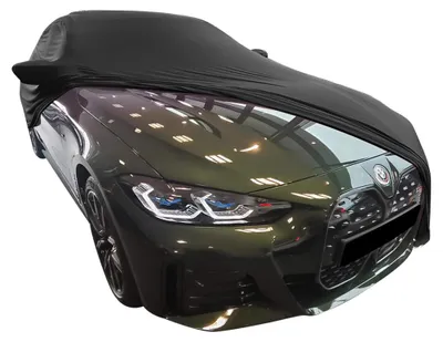 Image de Housse de voiture intérieure adaptée à BMW i4 (G26) Noir avec poches pour