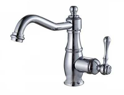 Produktbild von LAUFERI VEILA silberner freistehender Waschtischmischer