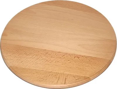 Immagine prodotto di Tavola di legno rotonda girevole Piatto da portata girevole in legno 35 cm