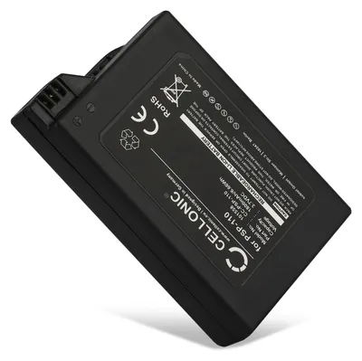 Immagine prodotto di CELLONIC 1x Batteria per Consolle giochi Compatibile con Sony PSP 1, PSP-110 – (1800mAh, 3.7V)