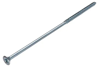 Produktbild von Spanplattenschrauben Senkkopfschraube Pozi N°3 6X200 Teilgewinde Verzinkt