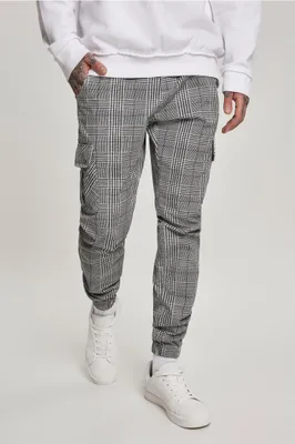 Immagine prodotto di Urban Classics - Calzamaglia Cargo Glencheck grigio - L