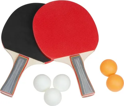 Produktbild von Tischtennis-Set / 2 Tischtennisschläger und 5 Tischtennisbälle