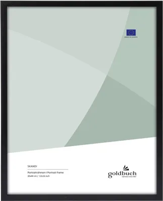Produktbild von Goldbuch Holzbilderrahmen Skandi, 30x40 cm, schwarz