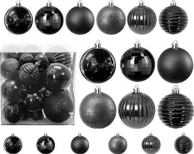 Produktbild von Tutumi Weihnachtskugeln silber 36 St. 311433C