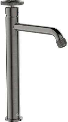 Produktbild von Laveo MURO Waschtischarmatur hoch, graphit, inkl. Click Clack