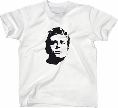 Zdjęcie produktu dla Styletex23 T-shirt James Dean kultowe retro, biały, XXL