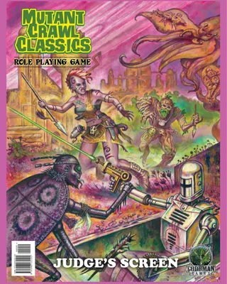 Obrázek produktu pro Mutant Crawl Classics RPG #0 Judge's Screen - Stolní hra - ENG Edition