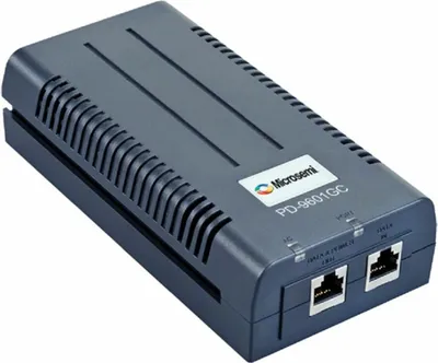 Obrázok produktu pre Microchip Technology PD-9601GC, Fast Ethernet, Gigabit Ethernet, IEEE 802.11ax, IEEE 802.3af, IEEE 802.3at, IEEE 802.3bt, 55 V, 90 W, 100-240 V, 50/60 Hz