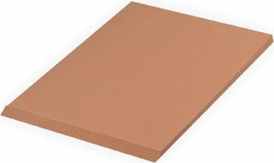 Produktbild von folia Tonpapier DIN A4 130 g/qm hellbraun 100 Blatt