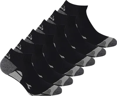 Produktbild von Diadora Uni Sneaker Sportsocken, 6er Pack - Socken, Mehrfachpackung, Logo, Muster Schwarz 39-42