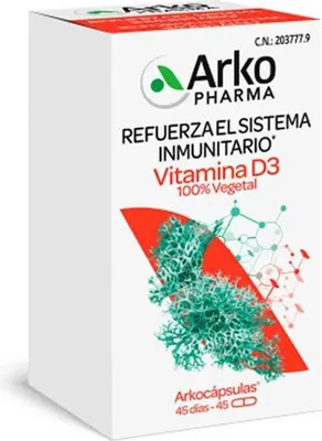 Immagine prodotto di Arkocapsules Vitamina D3 100% vegetale 45 capsule