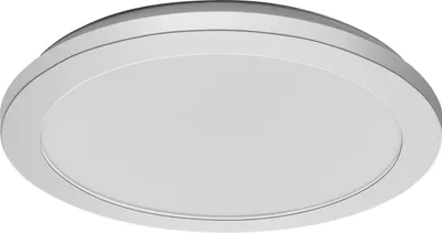 Produktbild von OSRAM ORBIS Disc Wand-/Deckenleuchte mit LED, Chrom, 22W, 1800lm, 3000/4000K, über Wandschalter mit Click CCT einstellbar, 30cm Durchmesser, IP44 Schutz für Badezimmer, Schrauben/Dübel inklusive