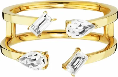 Produktbild von cai Ring 925 Sterling Silber vergoldet mit Weißtopas