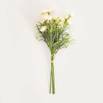 Zdjęcie produktu dla HOMLA Bukiet kwiatów CAMELIA kamelia biała 30 cm
