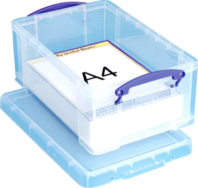 Produktbild von Really Useful Box Aufbewahrungsbox 9C 39x15,5x24cm 9l transparent