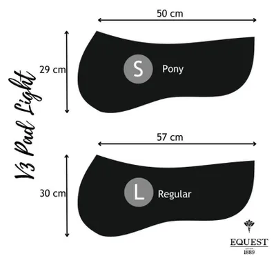 Produktbild von V3 Pad | Light, Farbe:black, Größe:L Regular