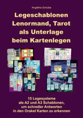 Image de Legeschablonen Lenormand, Tarot als Unterlage beim Kartenlegen