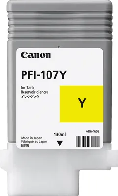 Image de Cartouche d'impression Canon PFI-107 Y jaune