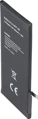Produktbild von Akku passend für Apple iPhone XR, Li-Polymer, 3,79V, 2942mAh, 11,2Wh, built-in, ohne Werkzeug - without battery health information