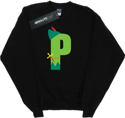 Produktbild von Disney - "Alphabet P Is For Peter Pan" Sweatshirt für Herren BI43287 (M) (Schwarz)