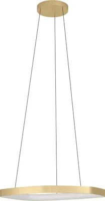 Produktbild von EGLO LED Hängelampe Vallerosa, dimmbare Pendelleuchte über Esstisch, Esszimmerlampe aus Metall, elegante Hängeleuchte, warmweiß, Ø 58 cm