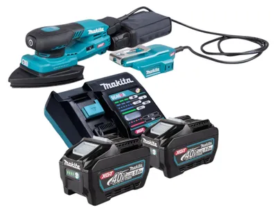 Obrázok produktu pre Makita BO 006 CGT201 Akumulátorová delta brúska 40 V max. 100 x 150 mm 3,0 mm zdvih bez kefiek + 2x akumulátor 5,0 Ah + nabíjačka