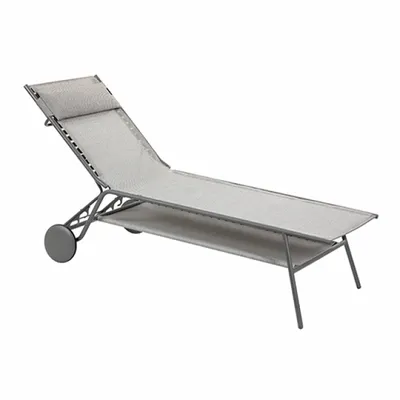 Produktbild von Lafuma "Lafuma Sonnenliege Miami II Haut Batyline® Sunlounger Beige galet"