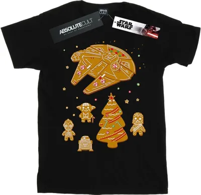 Produktbild von Star Wars - "Gingerbread Rebels" T-Shirt für Herren BI46674 (3XL) (Schwarz)
