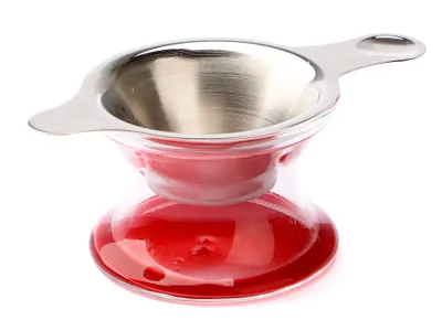 Produktbild von Karl Weis Teebeutel-Abtropfschale, Glas/Edelstahl